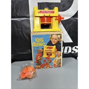 1974 Knit Magic Mattel w/ Knitting Machine, And original Box.
